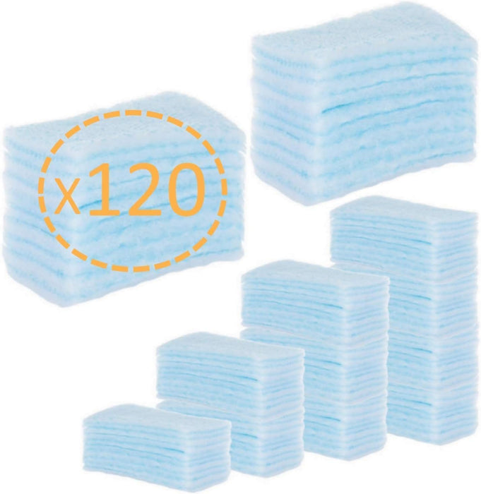 Éponges Jetables Boîte de 120 Unités