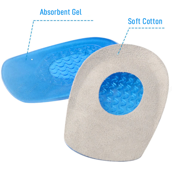 Semelle avec Coussinet en Gel pour le Talon