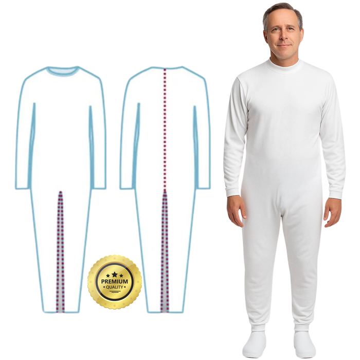 Pyjama Anti-fuite Légère Manches Longues| Double zip Unisexe