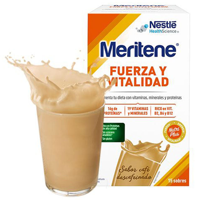 Meritene Boisson Multivitaminée à 4 Saveurs | 15 Sachets