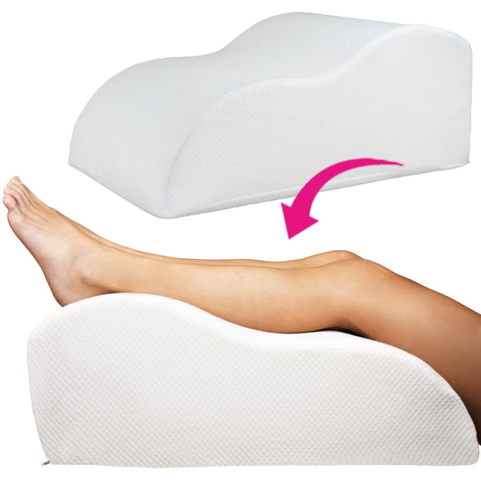 Coussin Repose-jambes en Mousse à Mémoire de Forme | Oreiller Vasculaire