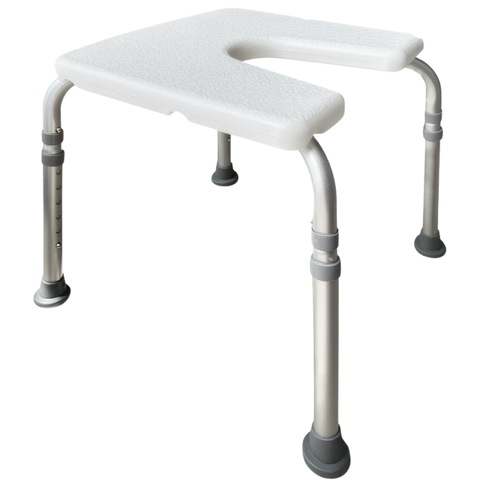 Tabouret de Bain Orthopédique en Forme de U | Réglable
