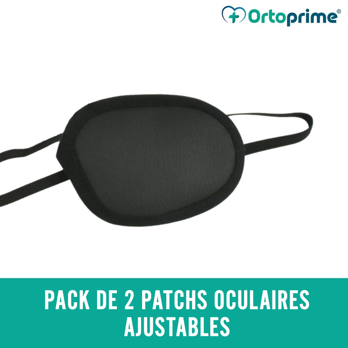 Patchs pour les Yeux avec Bande Réglable | Pack de deux Unités