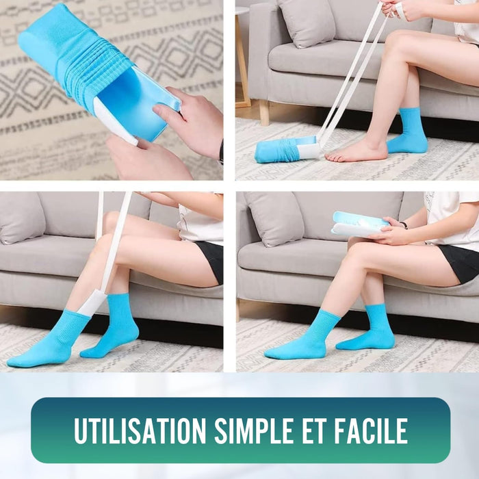 Chausse-pied Flexible avec Sangles de Maintien