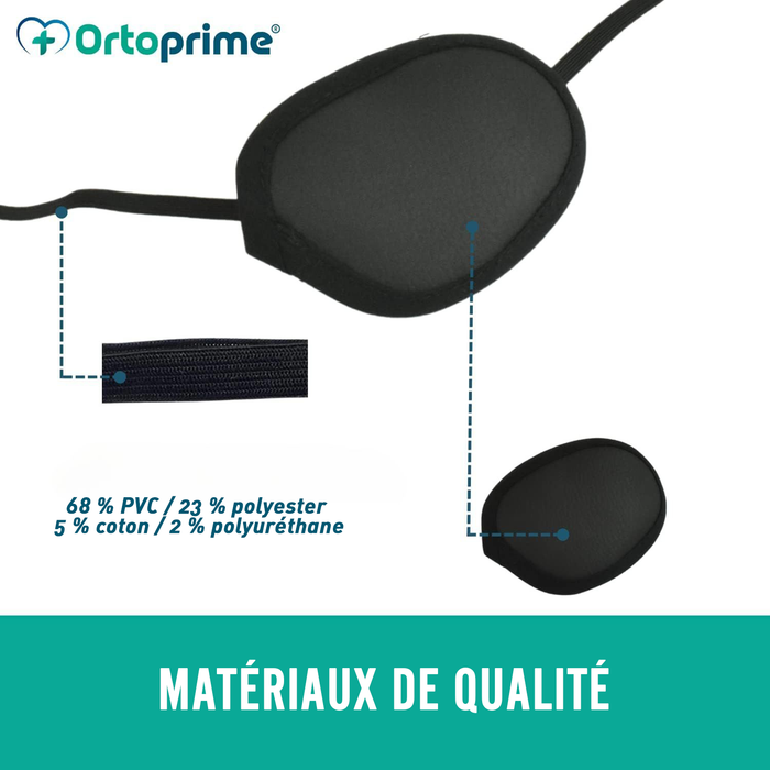 Patchs pour les Yeux avec Bande Réglable | Pack de deux Unités