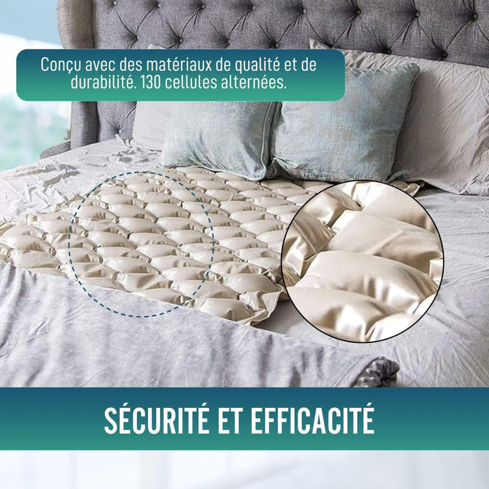 Matelas anti-escarres avec Compresseur et Cellules d'air Alternantes