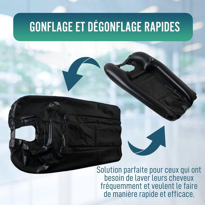 Lavabo Portable Ergonomique Gonflable | Confortable et Sécurisé