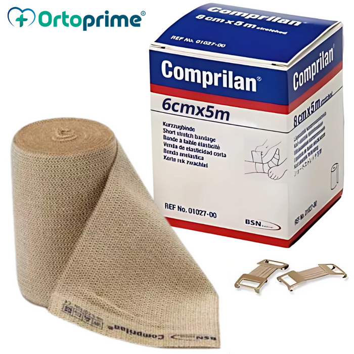 Bande de Compression en Tissu Élastique | 6cm x 5m