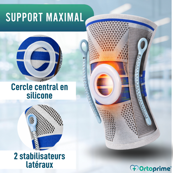 Genouillère Réglable pour Menisque et Ligament Protecteur de Rotule