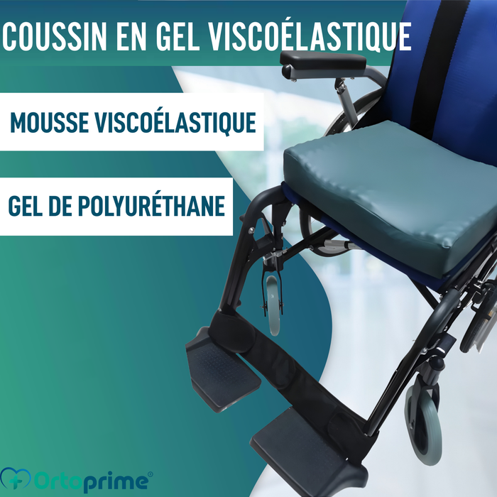 Coussin Antiescarres Visco Gel Zone Ischiatique 85 kg/m3