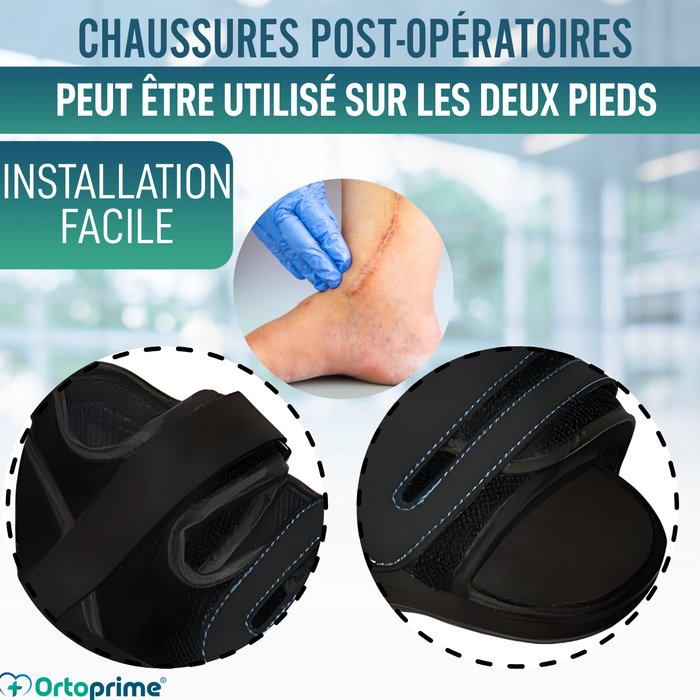 Chaussure de Récupération post-opératoire | Fermeture Velcro