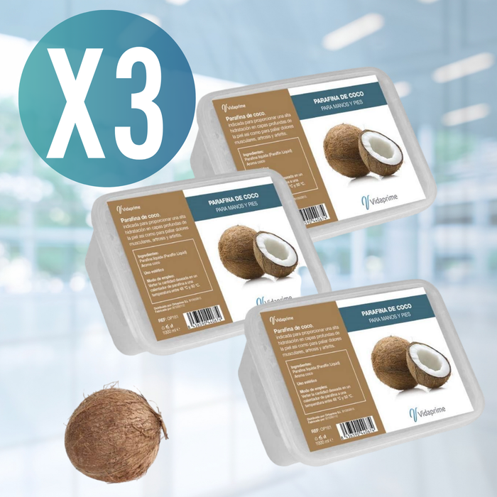 Pack de Paraffine Antioxydante 3000 ml | Noix de Coco