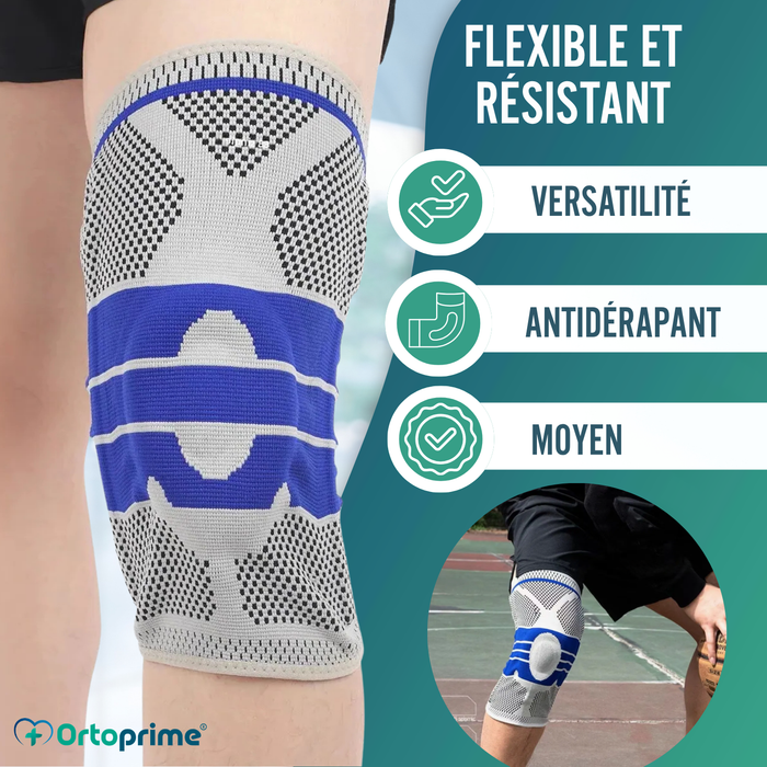 Genouillère Réglable pour Menisque et Ligament Protecteur de Rotule