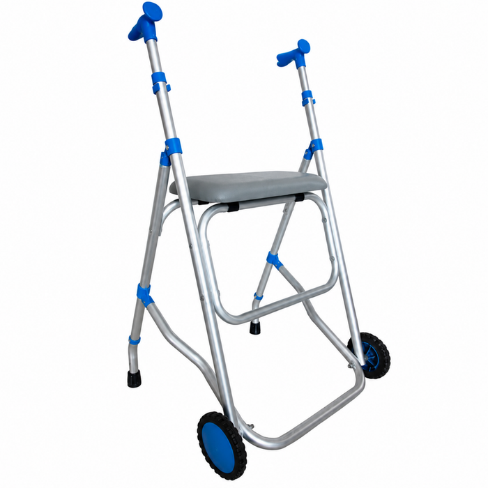 Déambulateur Pliable en Aluminium avec Siège