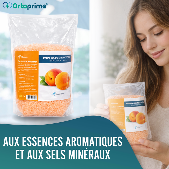 Pack de Paraffine pour la Rééducation des Mains et des Pieds 3000ml | Pêche