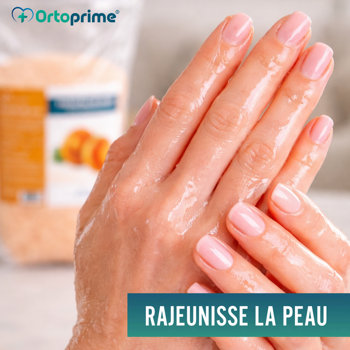 Pack de Paraffine pour la Rééducation des Mains et des Pieds 3000ml | Pêche