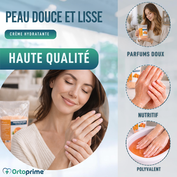 Pack de Paraffine pour la Rééducation des Mains et des Pieds 3000ml | Pêche