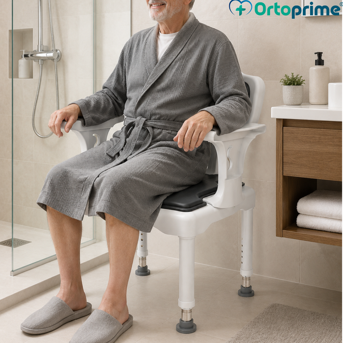 Chaise de Douche 3 en 1 en U | Tabouret Antidérapant