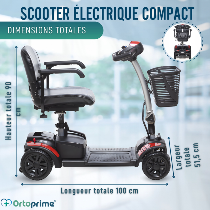 Scooter Électrique Batterie Lithium 20Ah | 8 Couleurs