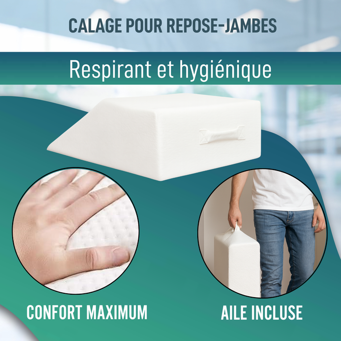Coussin Viscoélastique Jambes | Cale Repose-Jambes