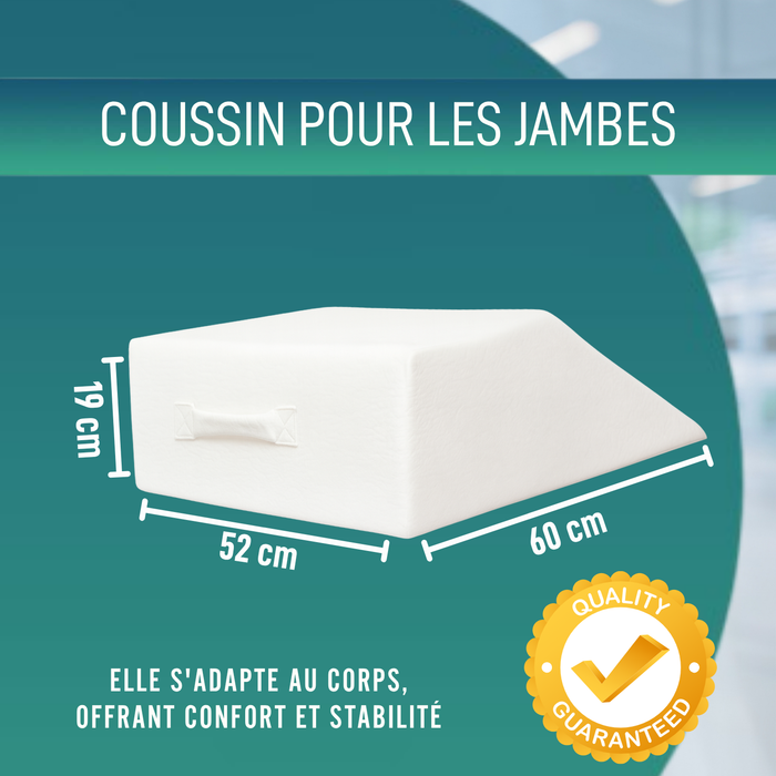 Coussin Viscoélastique Jambes | Cale Repose-Jambes