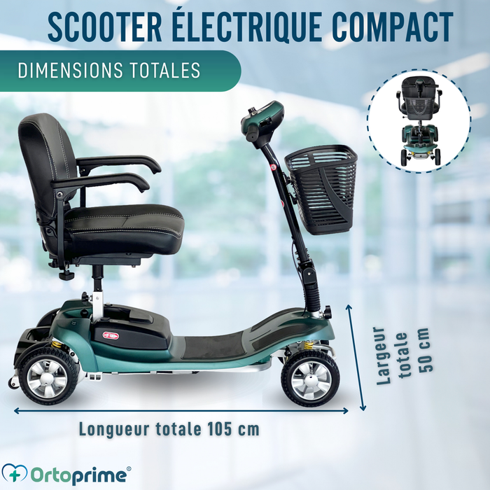 Scooter Électrique Démontable | Batterie Lithium 40Ah