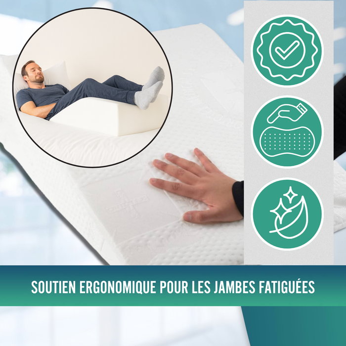 Coussin Viscoélastique Jambes | Cale Repose-Jambes