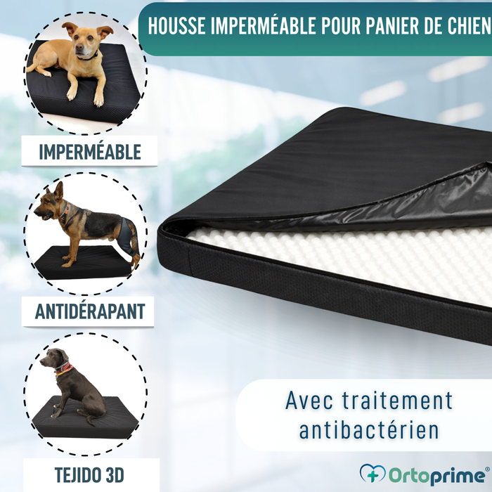 Housse Imperméable pour Matelas Orthopédique Canin | 4 Tailles
