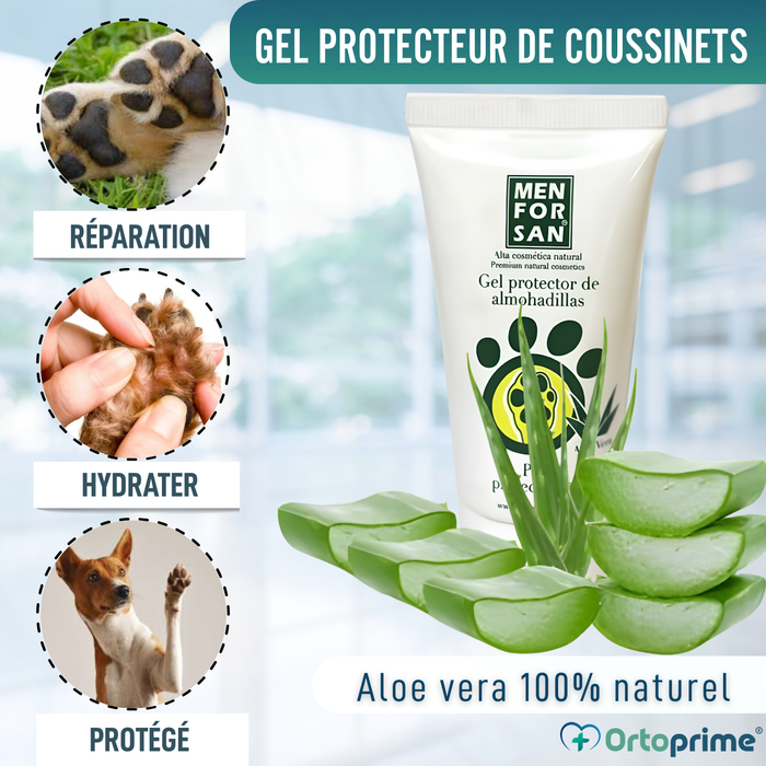 Gel Protecteur Coussinets pour Chiens | Aloe Vera 50 ml