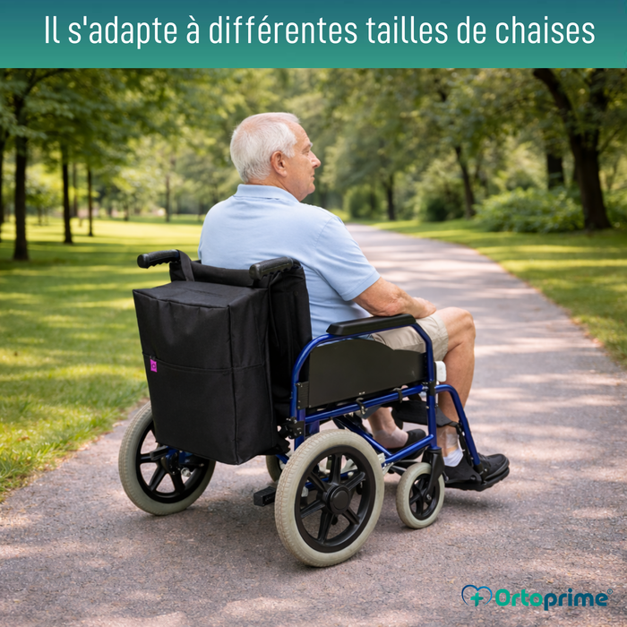 Sac à dos pour Fauteuil Roulant | 8 Compartiments