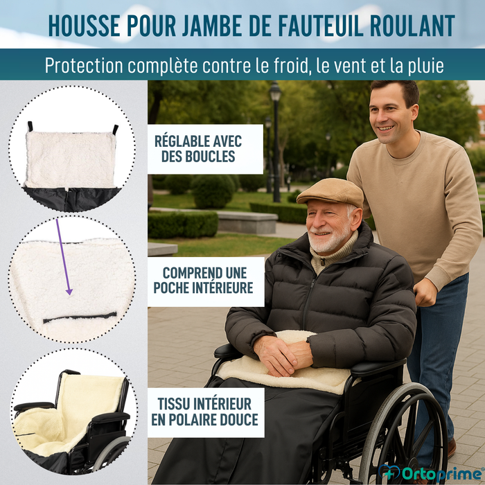 Couverture Thermique pour Fauteuil Roulant | Couverture Imperméable