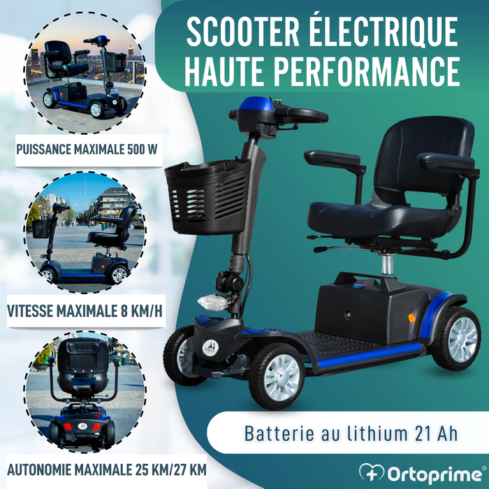 Scooter Électrique Démontable avec Batterie Lithium Amovible