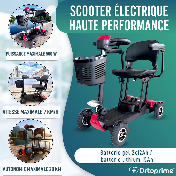 Scooter Électrique Légère et Pliable | Structure Aluminium