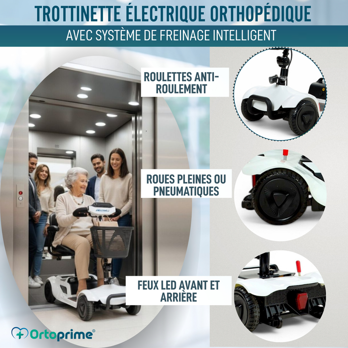 Scooter Électrique Intelligent avec NFC | 4 Roues