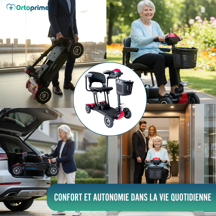 Scooter Électrique Légère et Pliable | Structure Aluminium