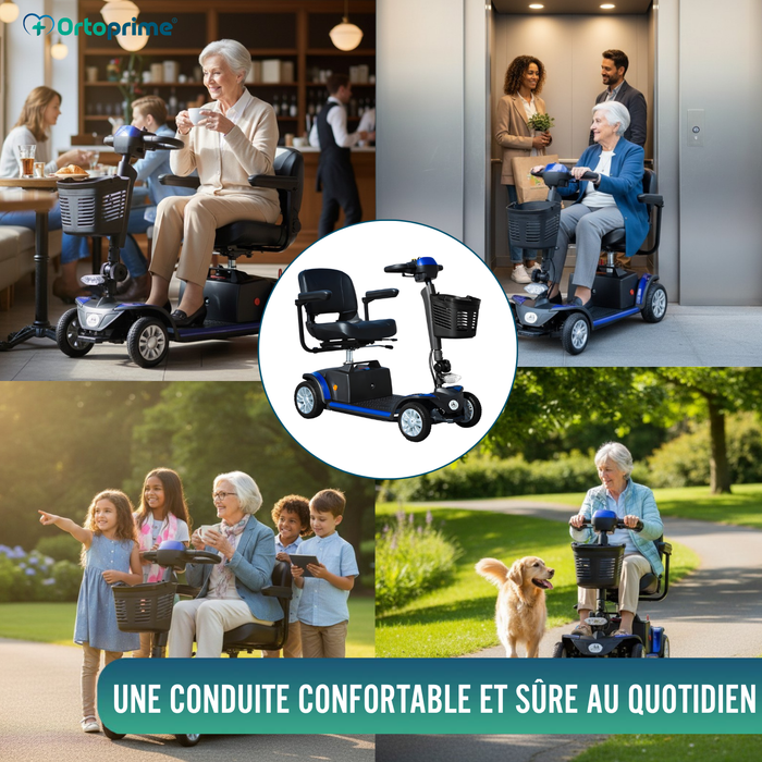 Scooter Électrique Démontable avec Batterie Lithium Amovible