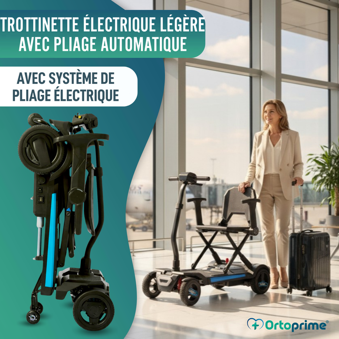 Scooter Électrique Compacte Transportable | Pliage Électrique