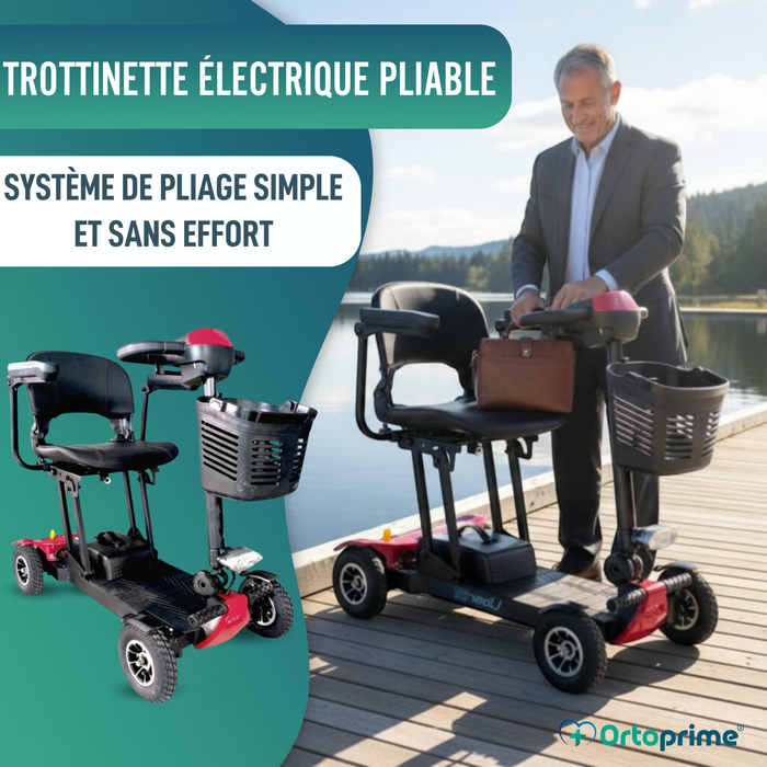 Scooter Électrique Légère et Pliable | Structure Aluminium