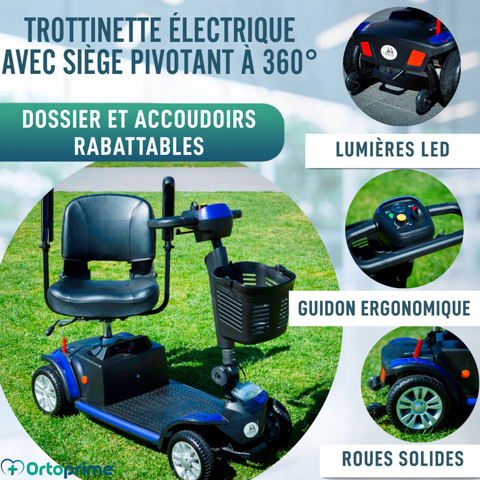 Scooter Électrique Démontable avec Batterie Lithium Amovible
