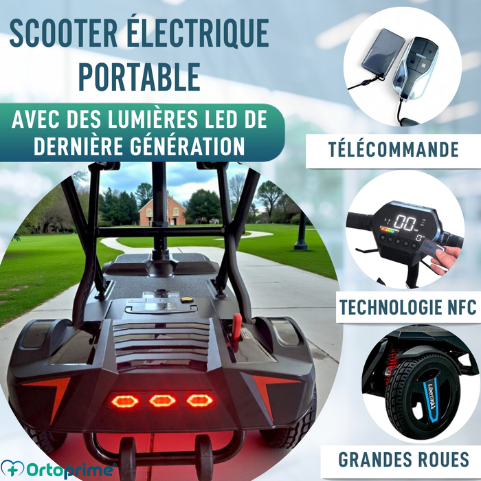 Scooter Électrique Compacte Transportable | Pliage Électrique