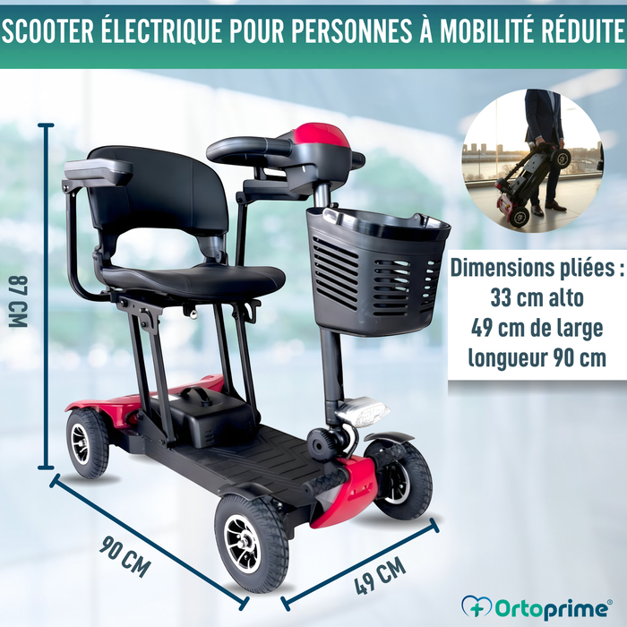 Scooter Électrique Légère et Pliable | Structure Aluminium