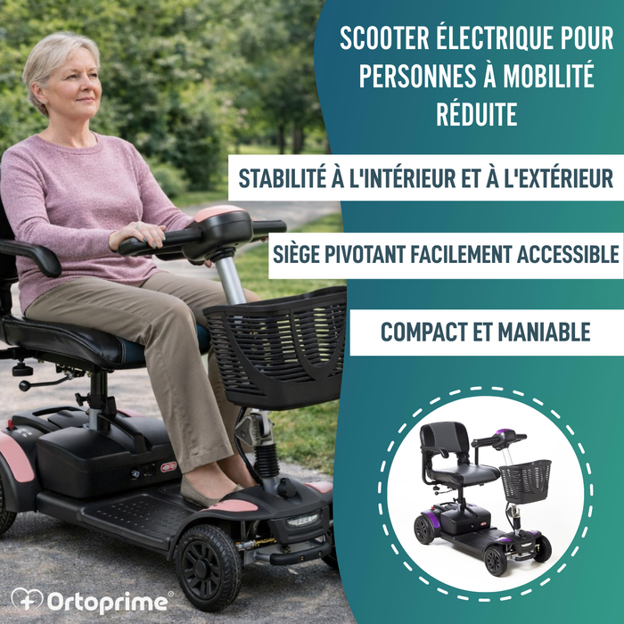 Scooter Électrique Batterie Lithium 20Ah | 8 Couleurs