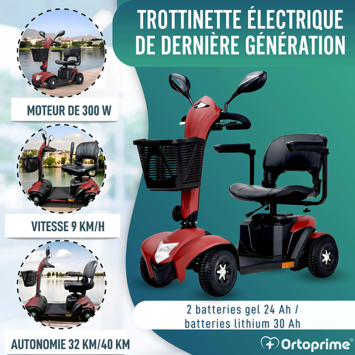Scooter Électrique de Dernière Génération | Roues 24cm