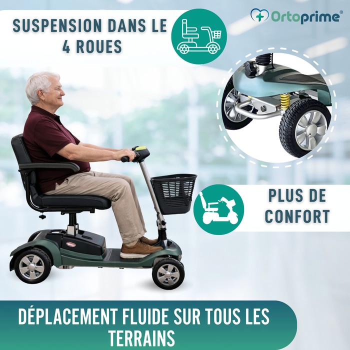 Scooter Électrique Démontable | Batterie Lithium 40Ah