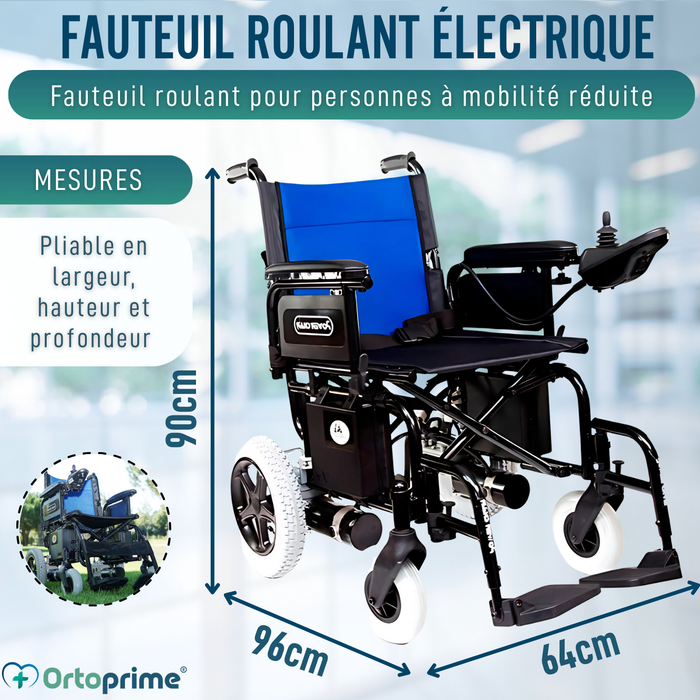 Fauteuil Roulant Électrique | Système de Pliage Rapide