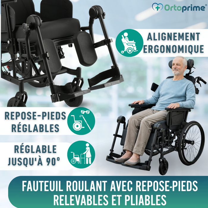 Fauteuil Roulant Basculant de Positionnement | Anti Escarres