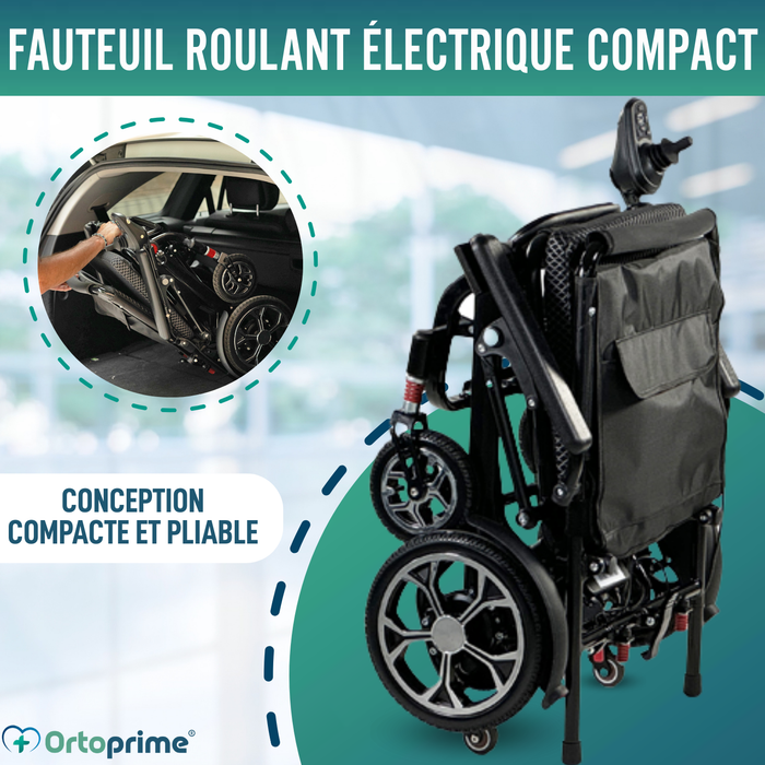 Fauteuil Roulant Électrique Pliant Ultra Léger | 10Ah