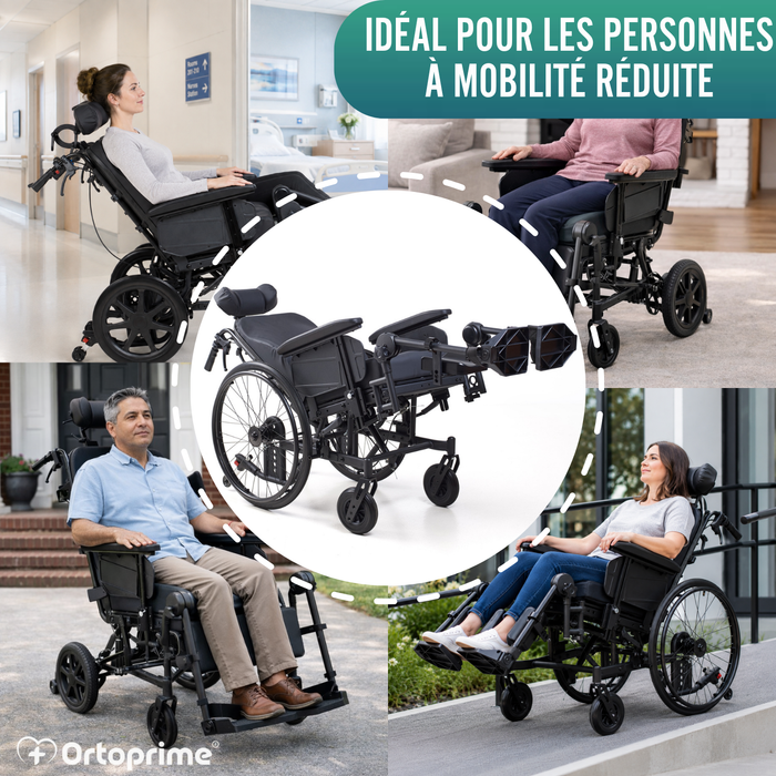 Fauteuil Roulant Basculant de Positionnement | Anti Escarres