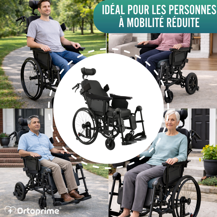 Fauteuil Roulant Basculant de Positionnement | Anti Escarres