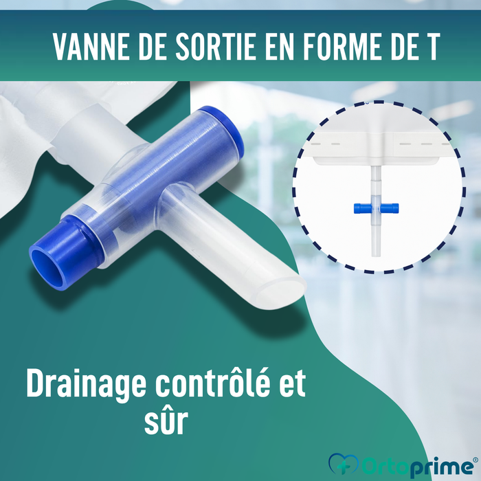 Poche Urinaire de Jambe | Collecteur Urinaire Jetable